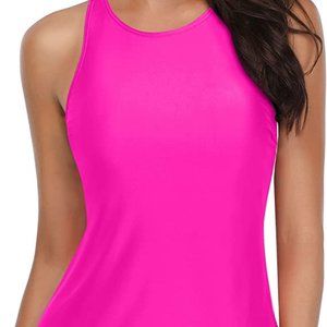 Holipick High Neck Tankini Top Bathing Suit Tops for Women